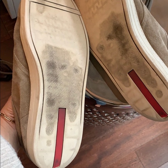 Prada Men’s Suede Lace Up Shoes - Picture 3 of 8